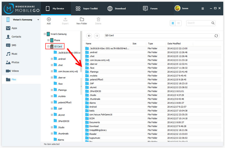 Manage and Browse files on Android as Using Windows Explorer